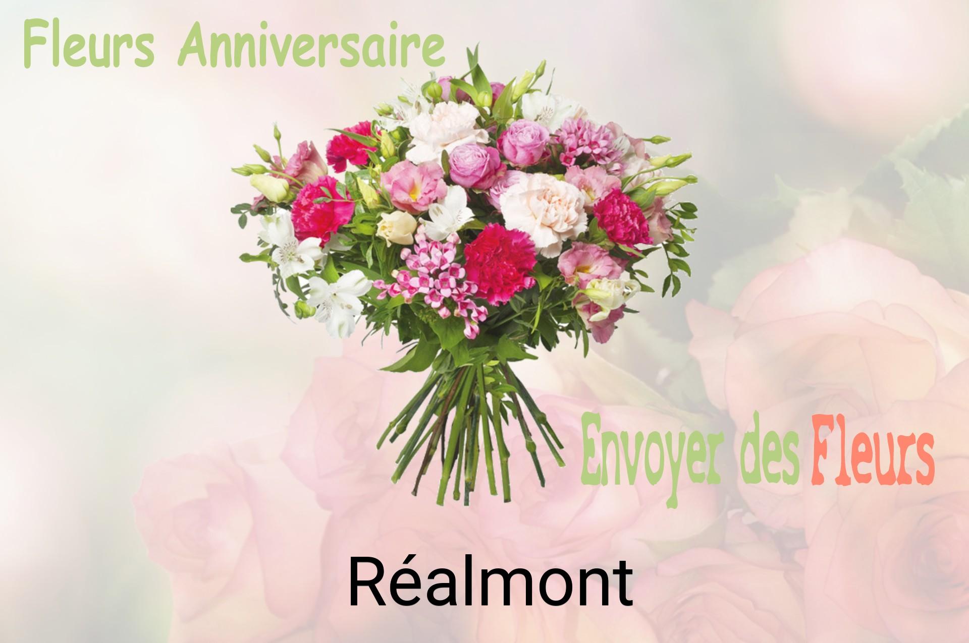 Bouquet de fleurs d’anniversaire livré à Réalmont